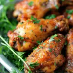 Pineapple Chicken Wings, Baked, Air Fryer or BBQ