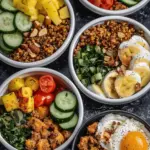 Healthy Meal Prep Breakfast Bowls