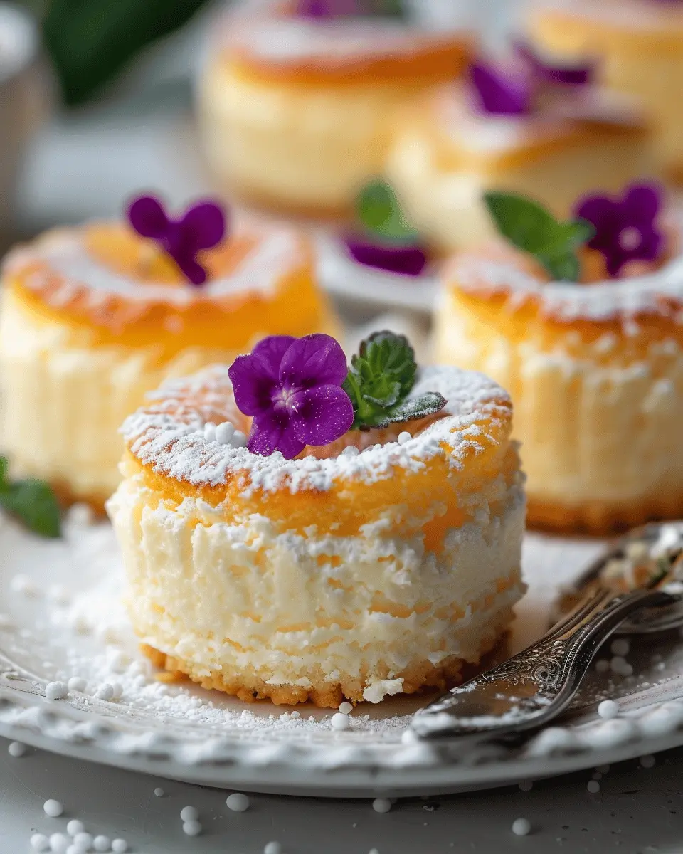 Celebrate Mardi Gras with Japanese Mini Cotton Cheesecake Bliss