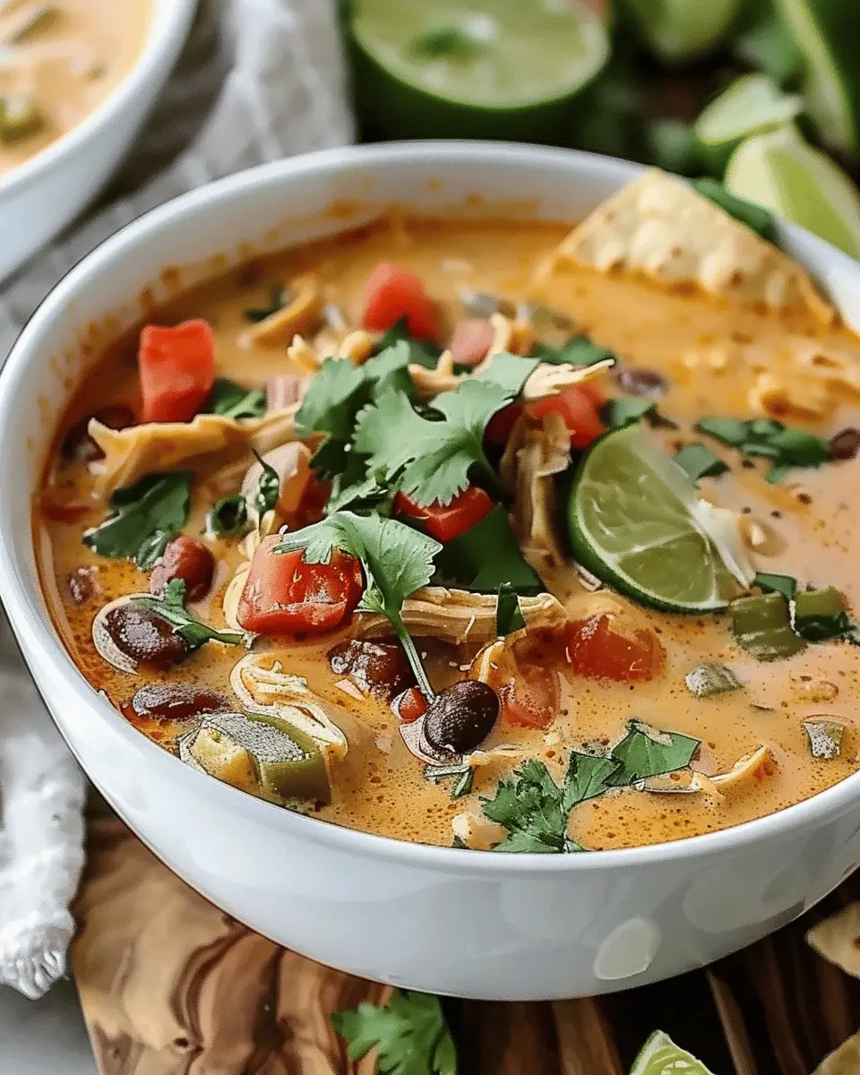 Crockpot Creamy Chicken Tortilla Soup: Easy & Delicious Recipe