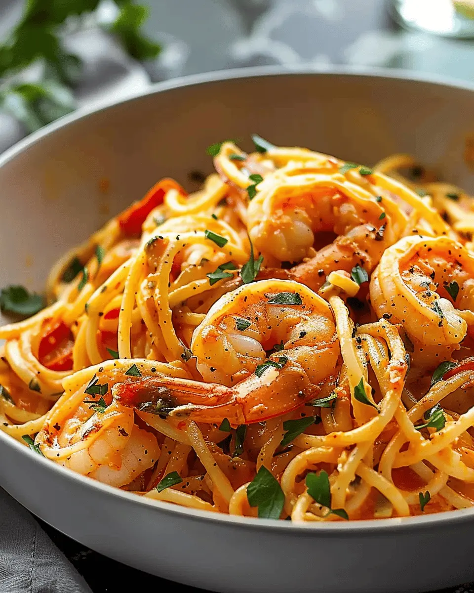 Jamaican Shrimp Pasta: A Creamy Delight with Turkey Bacon Twist