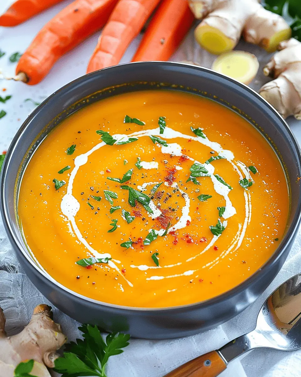 Carrot Ginger Soup: A Cozy, Healthy Delight for Every Palate