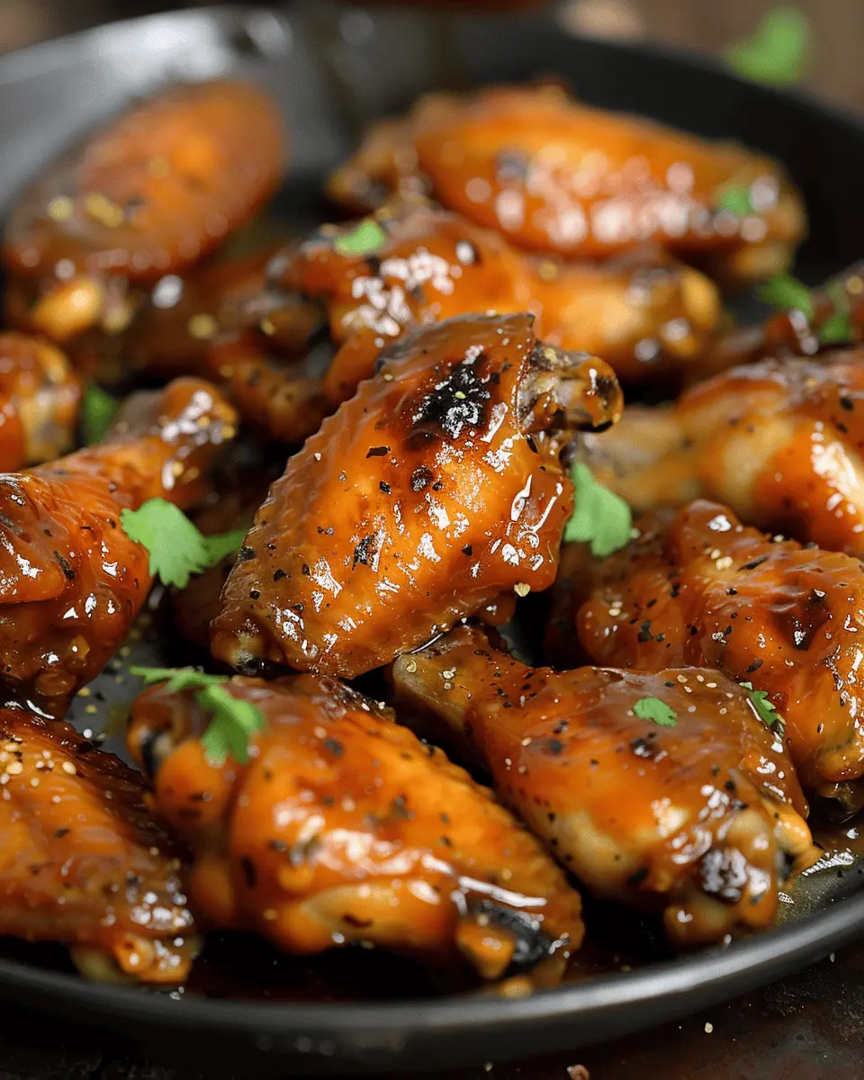 Carolina Mustard BBQ Chicken Wings: Juicy Twist on a Classic