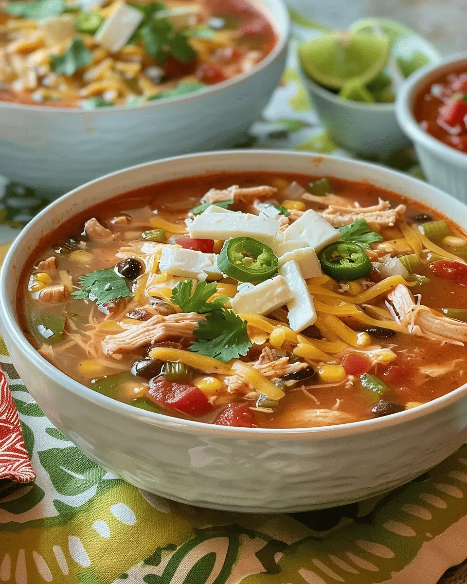 Crockpot Chicken Tortilla Soup: Easy Comfort Food for All