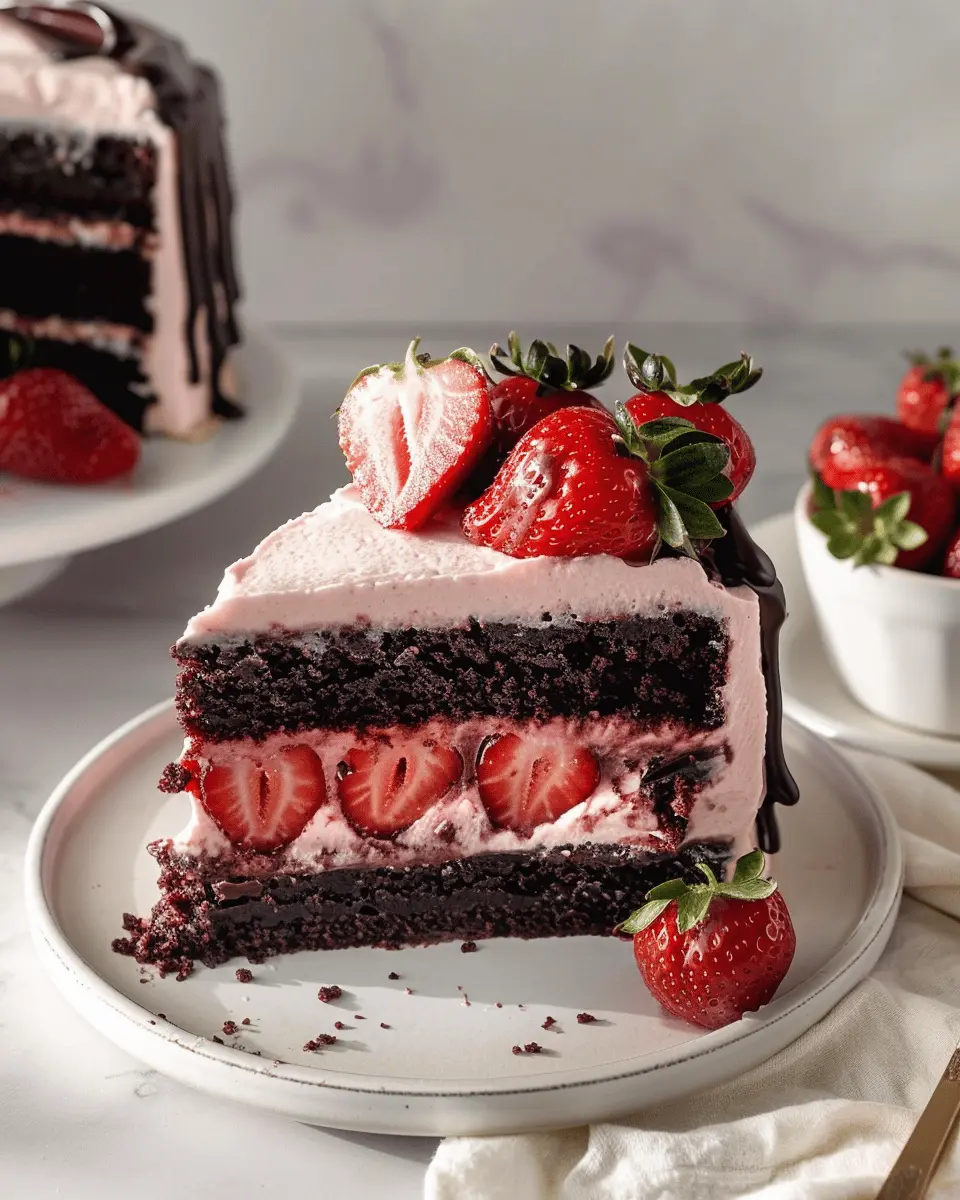 Strawberry Chocolate Cake: The Best Indulgent Recipe You’ll Love