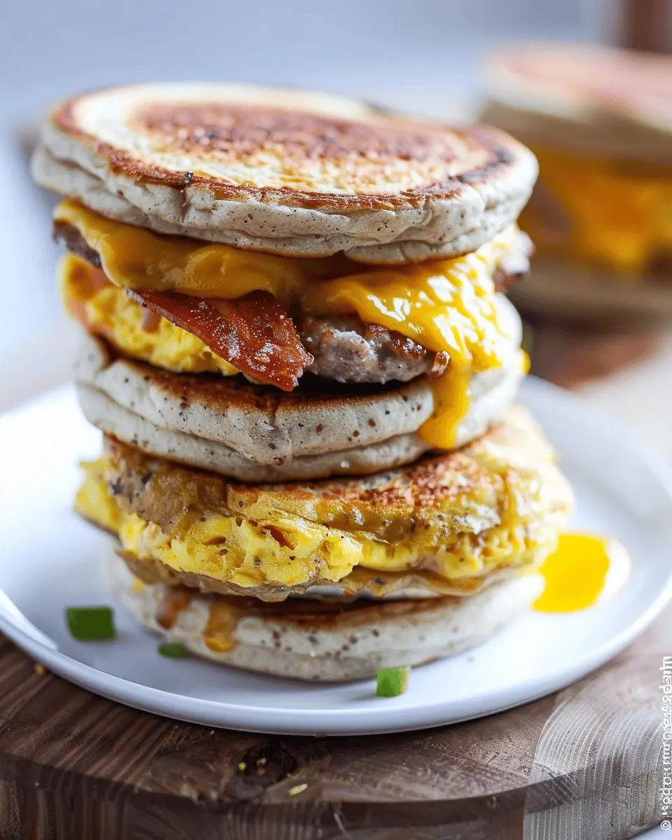 Freezer Breakfast Sandwiches: Easy Recipes with Turkey Bacon and Chicken Ham