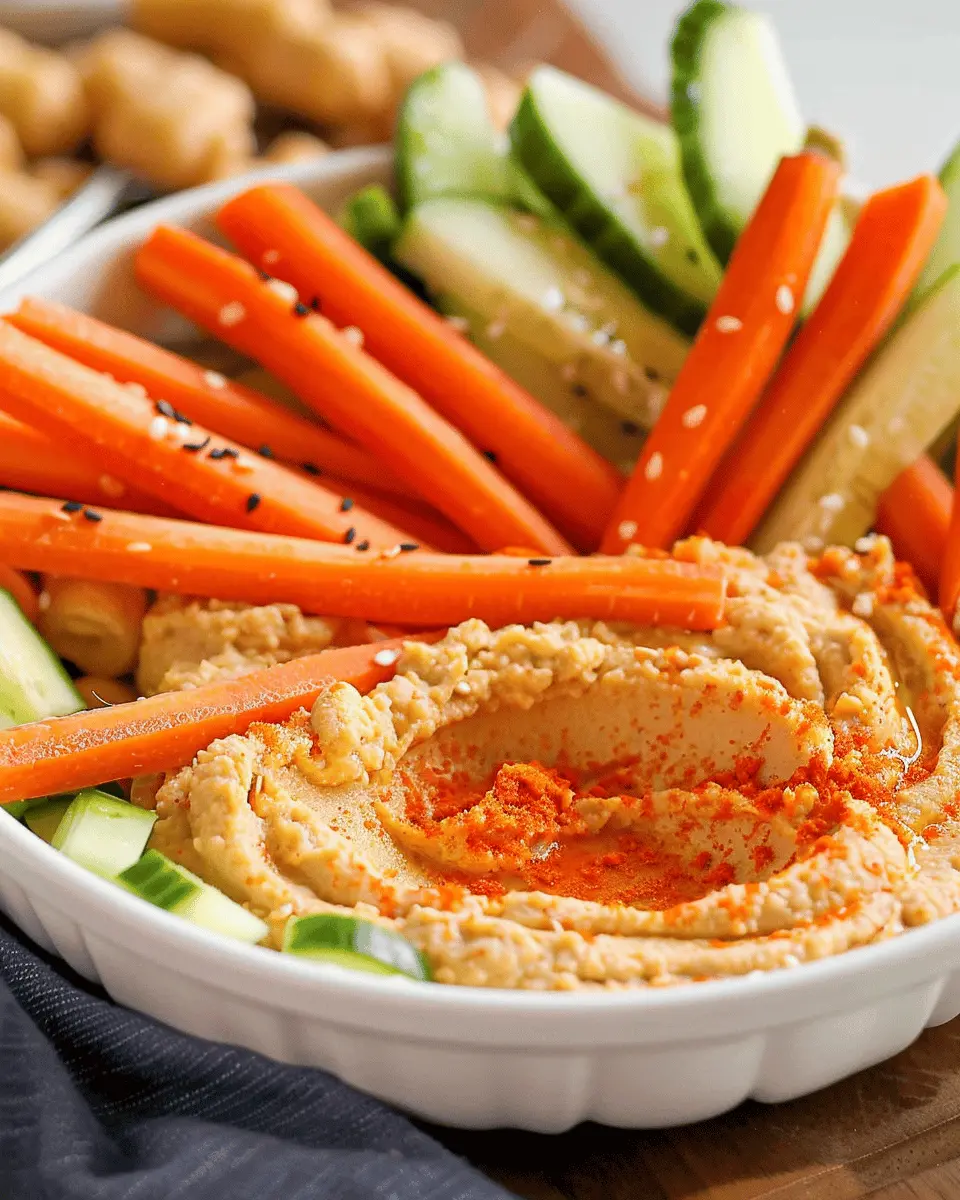 Hummus And Carrot Sticks: Easy Snack for Healthy Munching