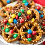 Rolo Pretzels with M&M Candies