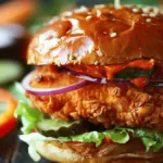 Spicy Crispy Chicken Burger (Chicken Sandwich)