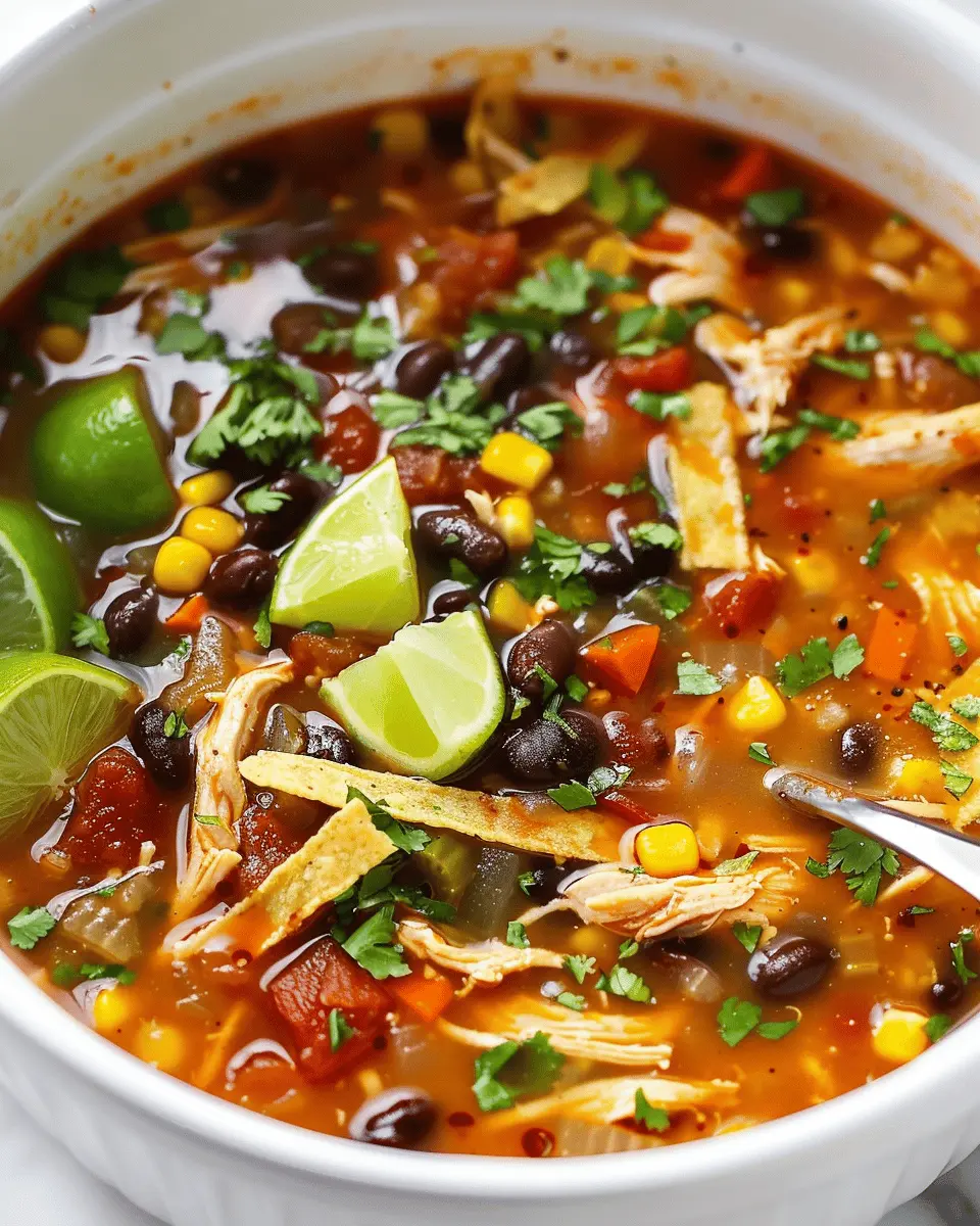Best Crockpot Chicken Tortilla Soup Recipe: Easy & Delicious Twist