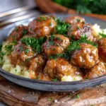 French Onion Meatballs