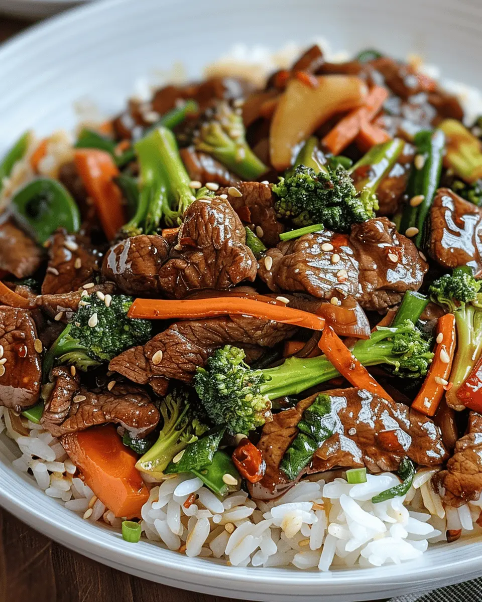 Asian Sweet Ginger Beef Stir Fry: Easy Recipe for Homemade Delight
