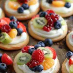 Mini Fruit Pizza Cookies