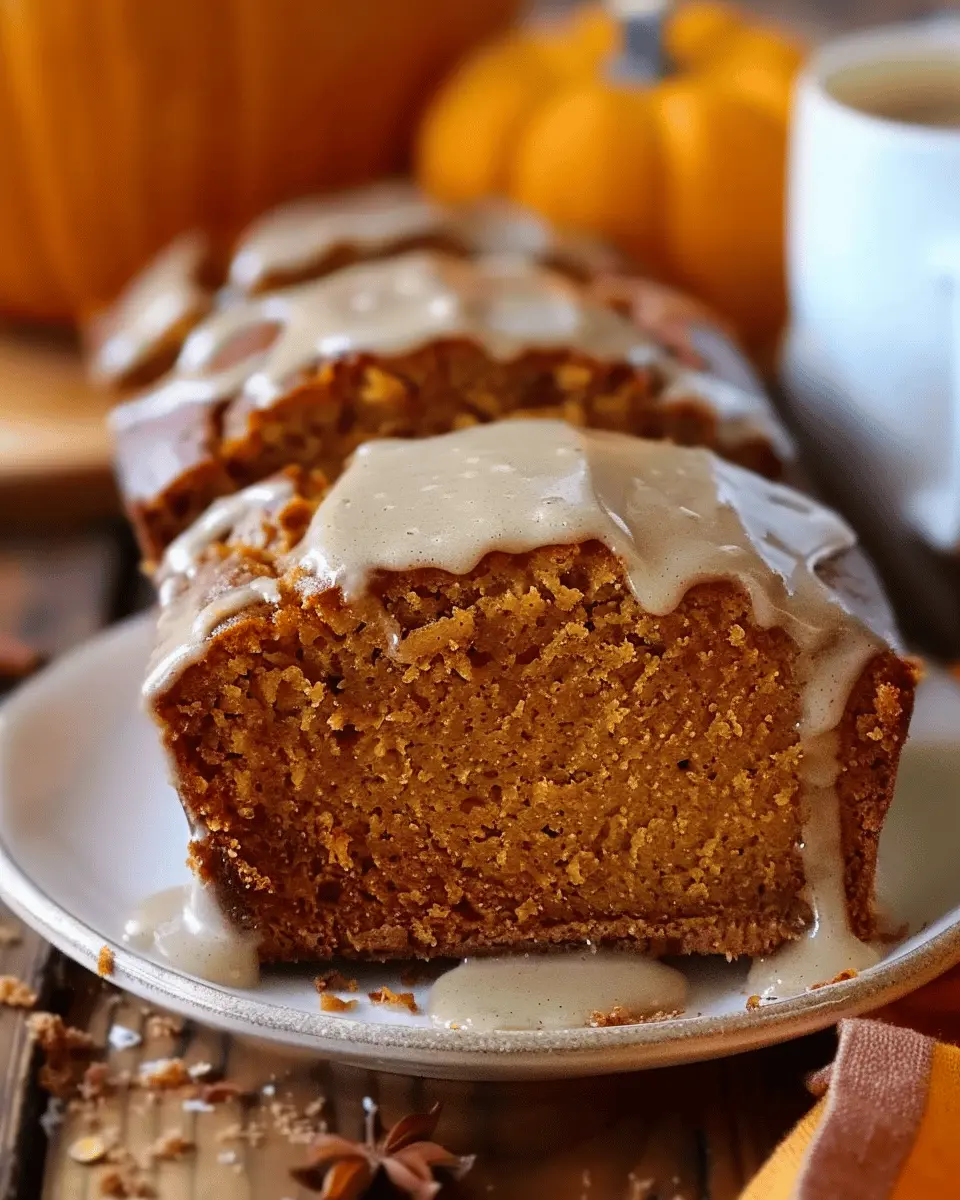 Pumpkin Bread with Cinnamon Glaze: The Best Homemade Delight