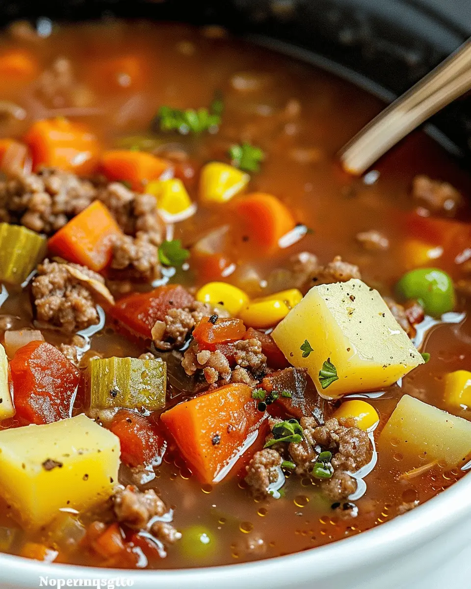 Crock Pot Hamburger Soup: Easy Comfort Food for Any Day