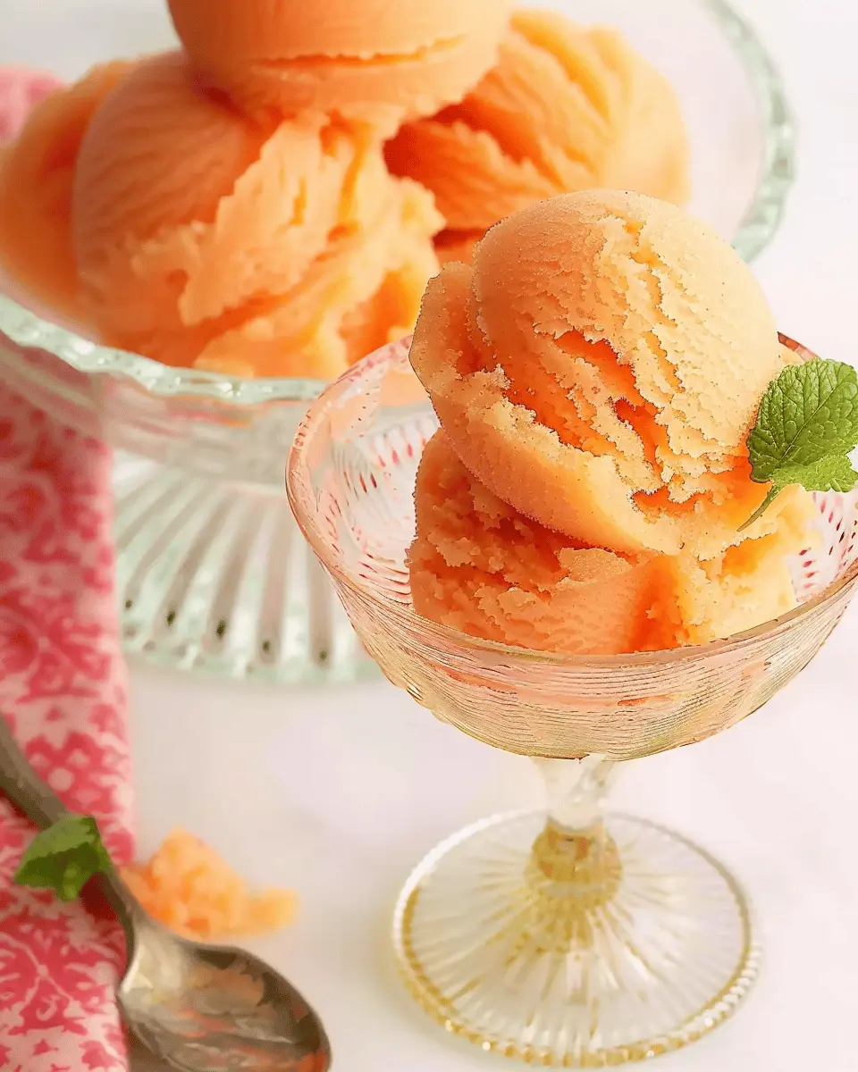 Melon Sorbet: A Refreshing, Easy Treat for Summer Days
