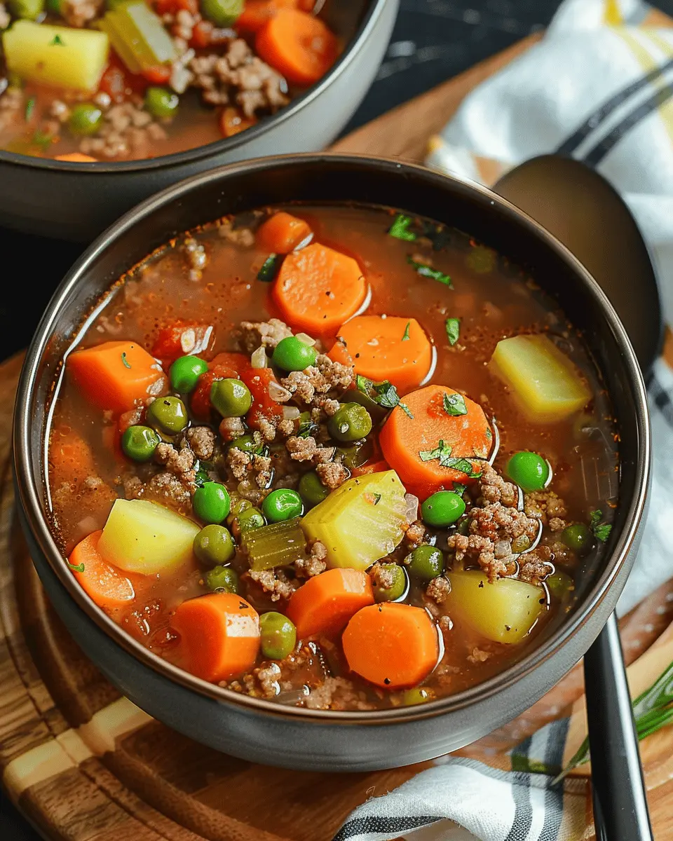 Best Hamburger Soup with Frozen Vegetables: A Healthy Twist
