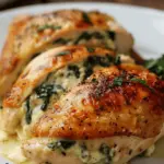 Spinach and Cream Cheese Stuffed Chicken