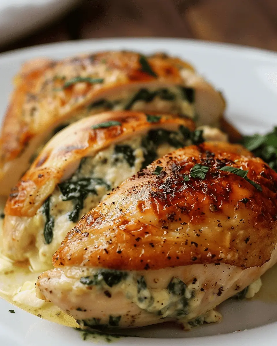 Spinach and Cream Cheese Stuffed Chicken: Easy Weeknight Delight