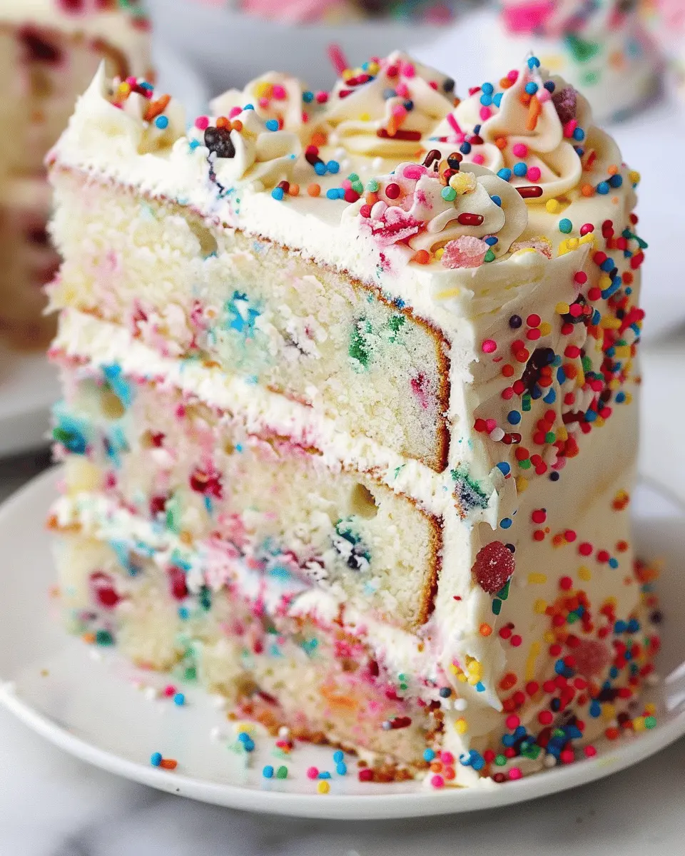 Funfetti Layer Cake: The Easy Indulgence for Any Celebration