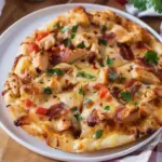 Air Fryer Copycat Panera Flatbread Chipotle Chicken and Bacon Pizza
