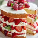 Strawberry Cream Cake