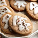 Soft Gingerbread Cookies with Maple Glaze