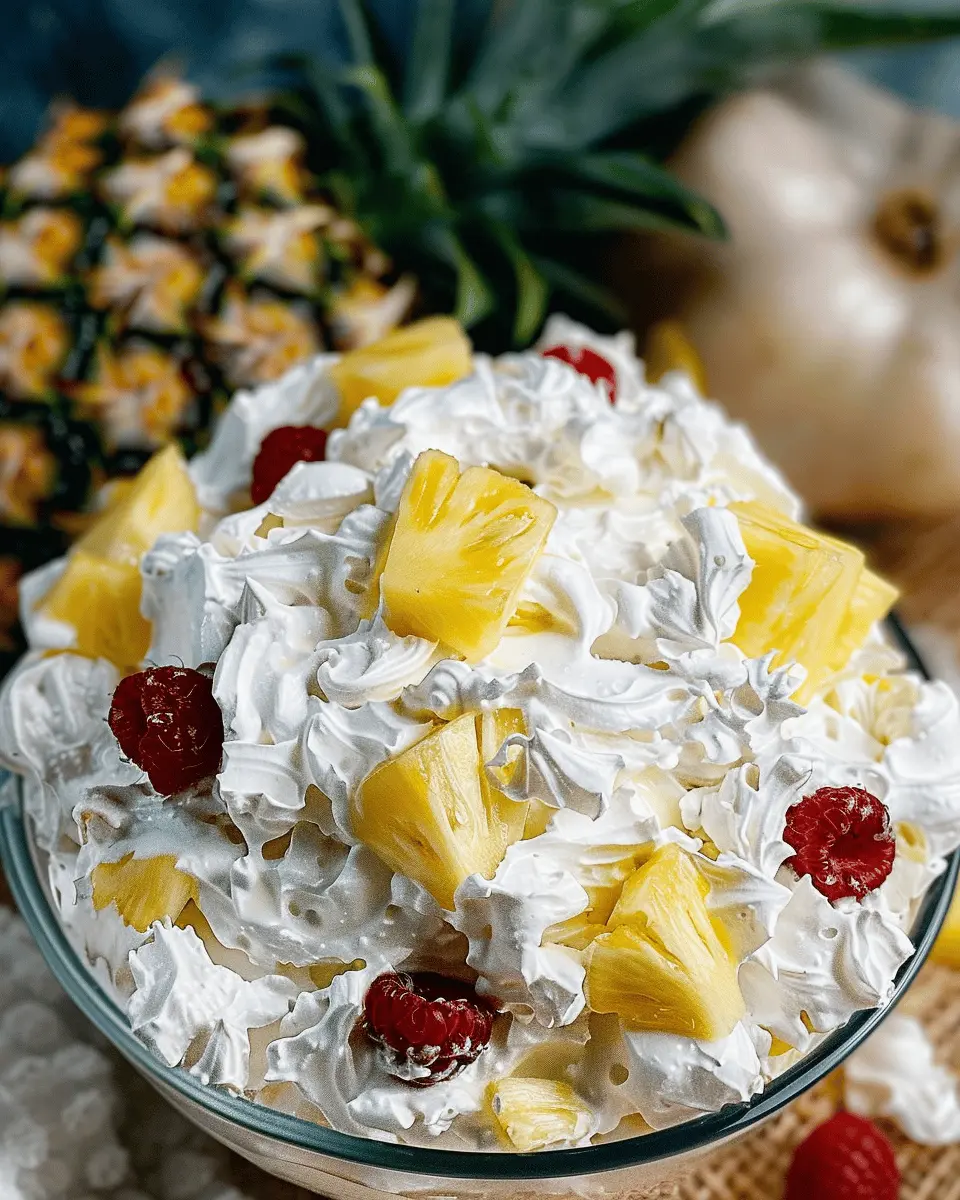Pineapple Fluff: The Best Creamy Dessert for Fruit Lovers