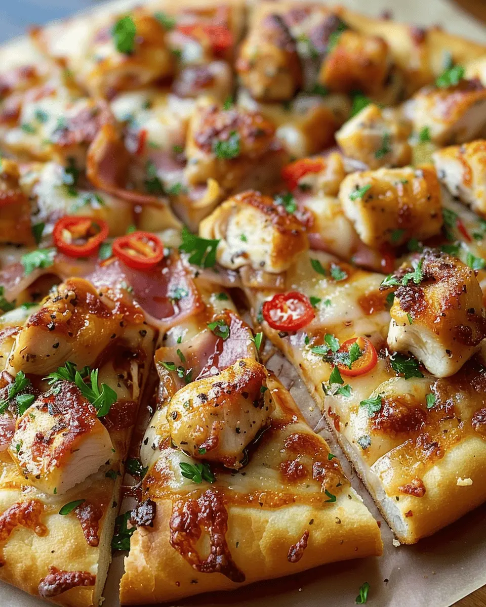 Best Ever Honey Habanero Chicken Pizza for a Flavorful Night