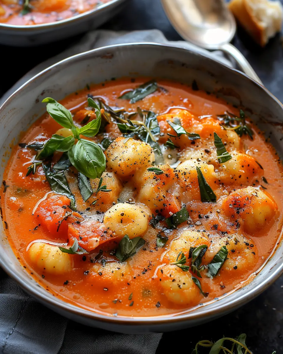 Tomato Gnocchi Soup Recipe: A Cozy Delight with Turkey Bacon