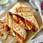 Hot Honey Chicken Tender Wraps