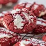 Air Fryer Red Velvet Cake Mix Cookies