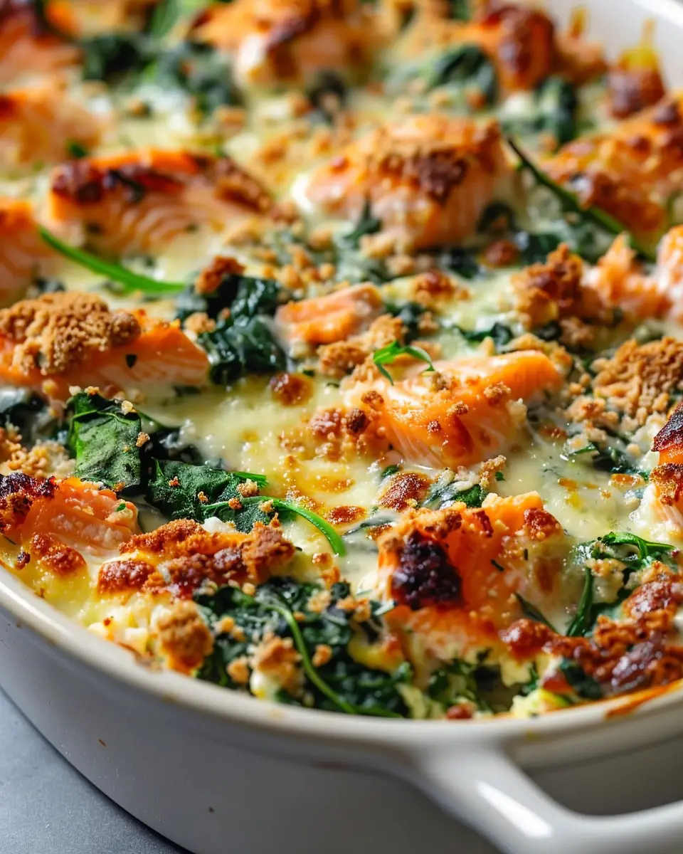 Spinach Salmon Casserole: Easy and Healthy Family Delight