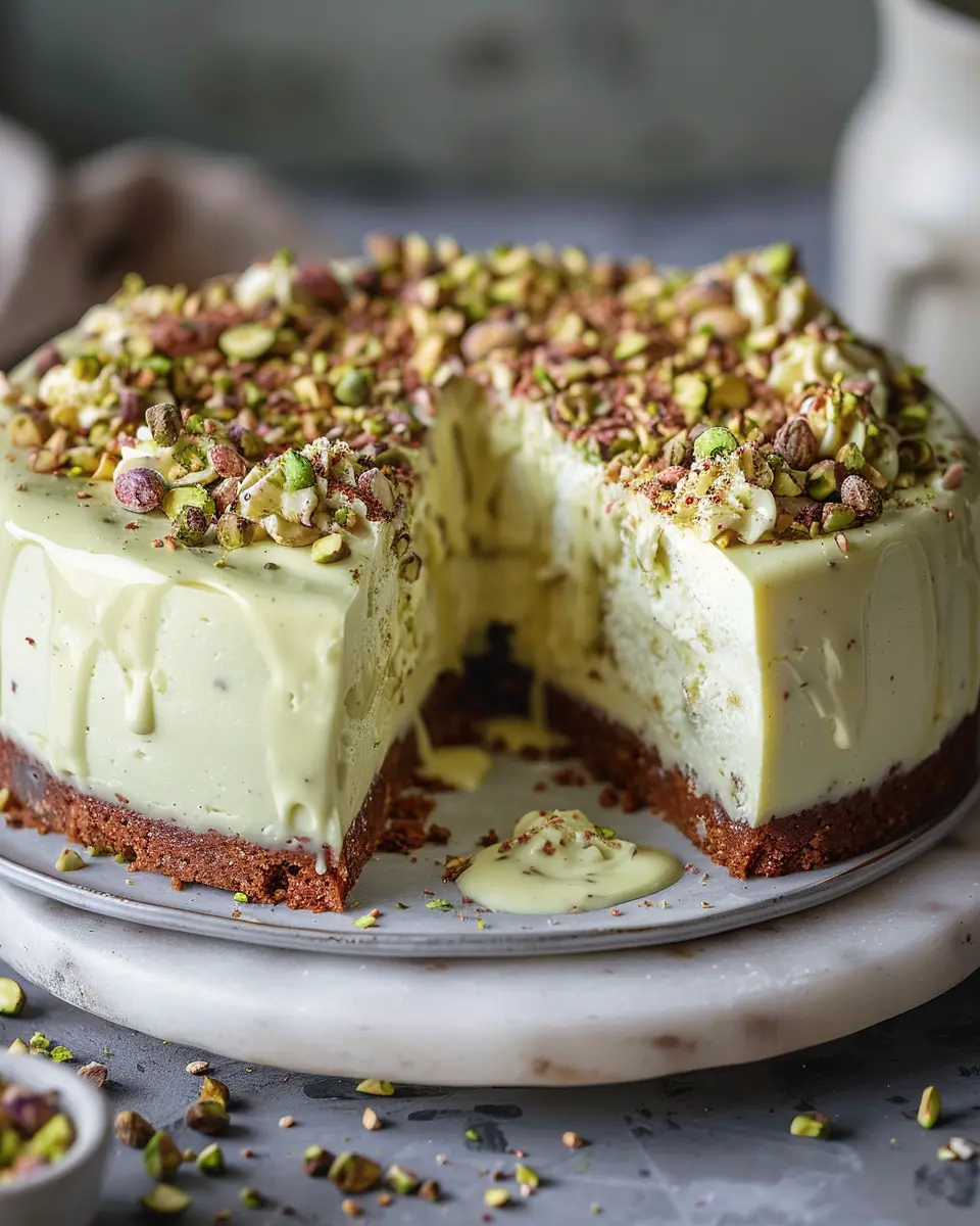 Heavenly Pistachio White Chocolate Cheesecake Recipe: A Sweet Escape