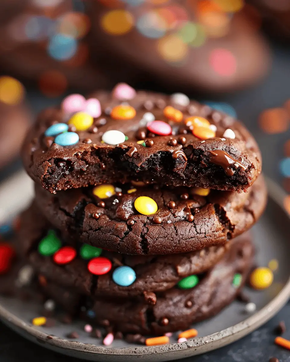 Double Chocolate Birthday Cookies: Irresistible Delight Recipe