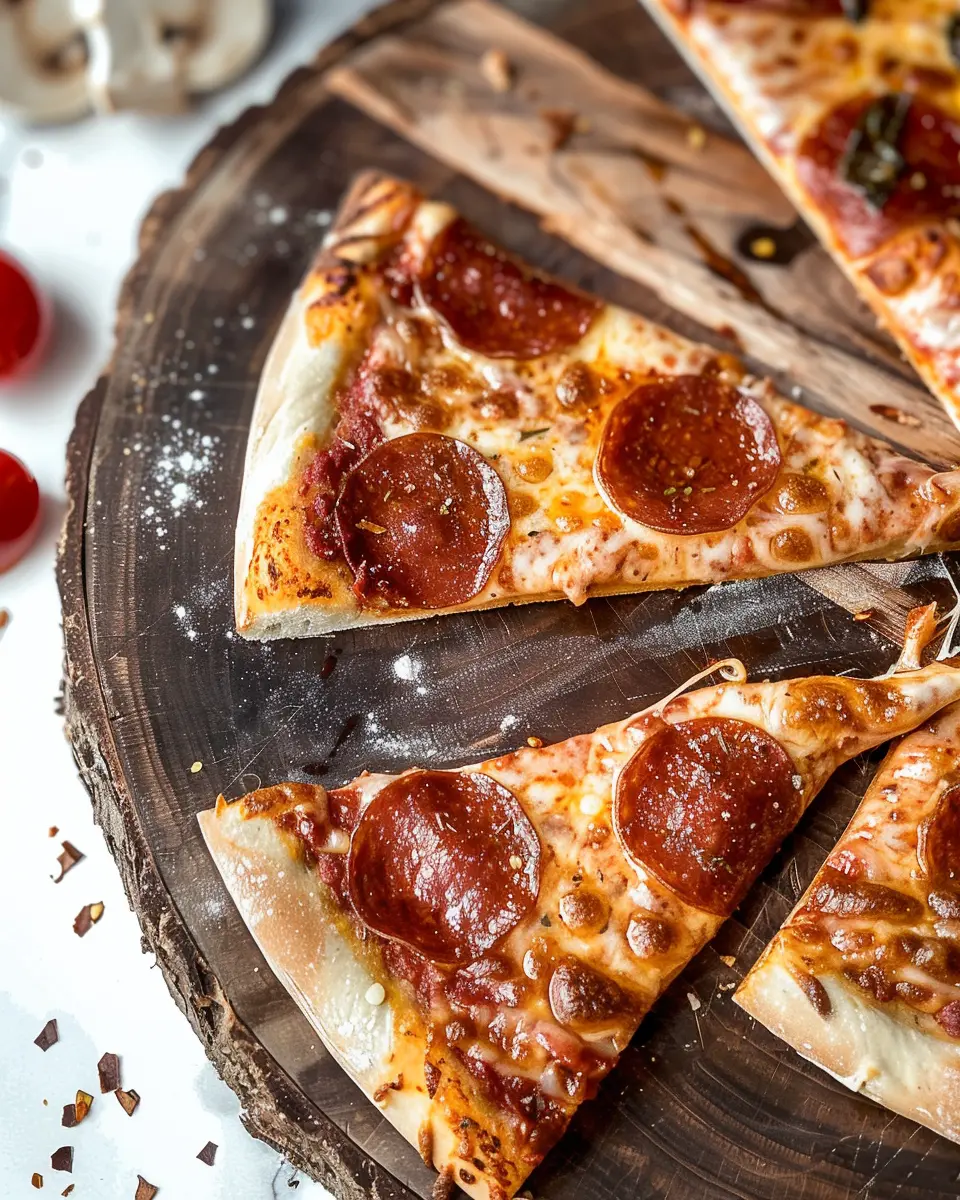 Air Fryer Copycat Pizza Hut Pan Pizza: Easy Turkey Bacon Twist