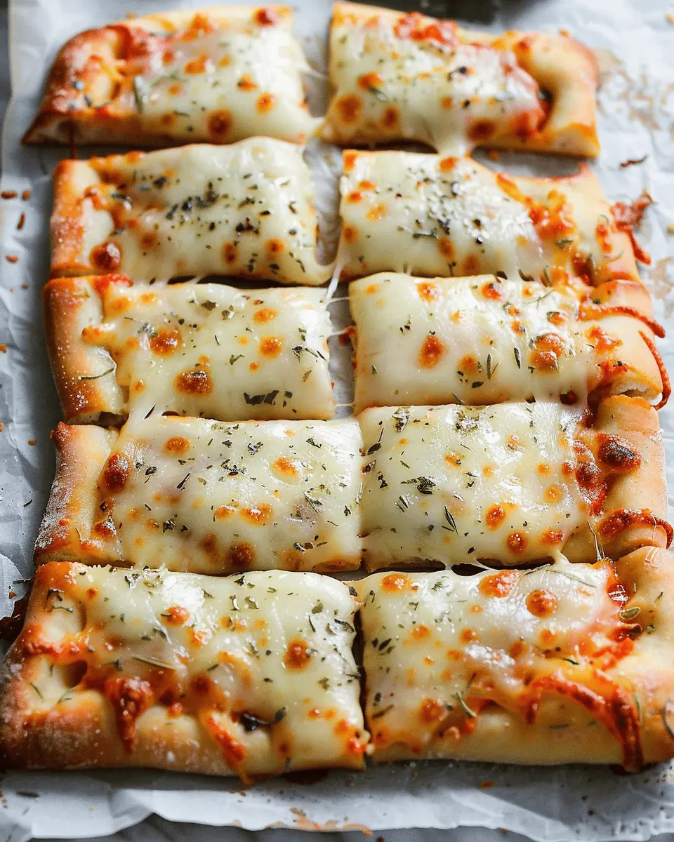 Cheesy Breadsticks Made from Pizza Dough: The Best Homemade Snack