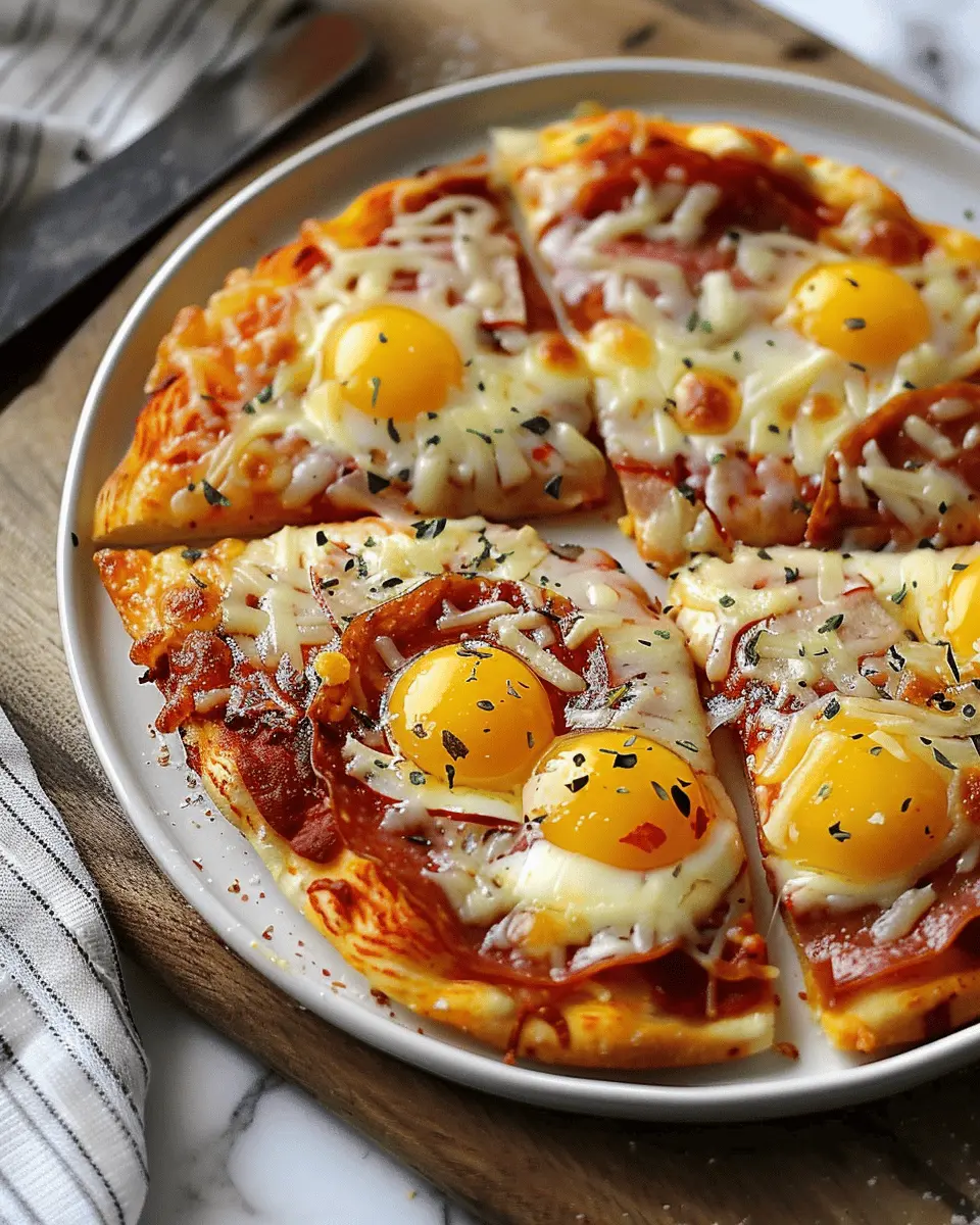 Pizza Eggs: The Best Comfort Food with Turkey Bacon and Chicken Ham