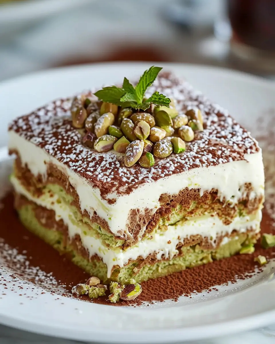 Pistachio Tiramisu: An Easy Nutty Twist on a Classic Dessert