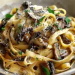 Caramelized Leek and Mushroom Gruyere Pasta