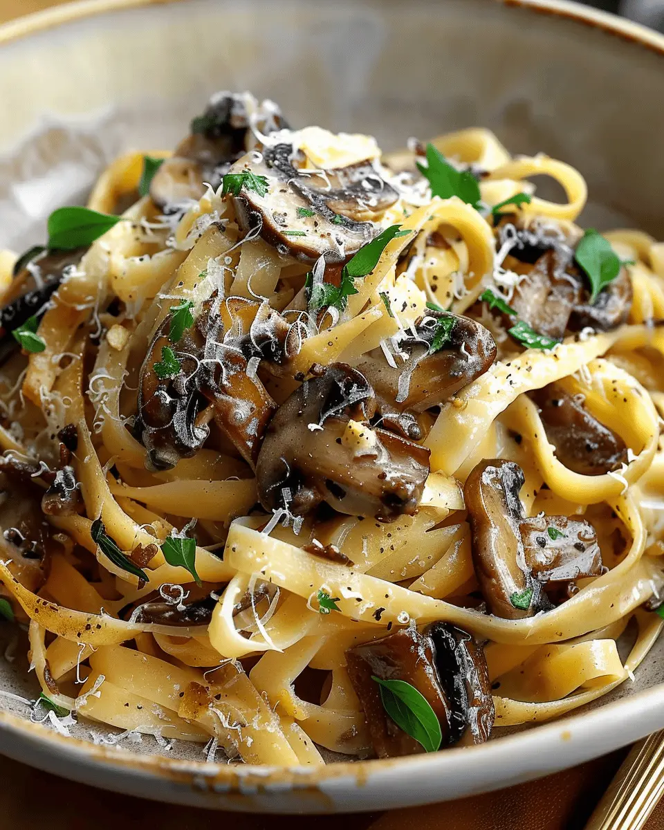 Caramelized Leek Pasta with Mushroom and Gruyere: Easy Comfort Food