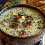 Country French Garlic Soup Recipe