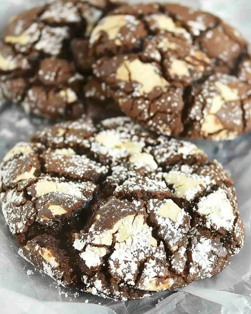 Air Fryer Cake Mix Fudge Crinkle Cookies: Easy Indulgence at Home