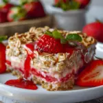 Strawberry Cheesecake Baked Oatmeal Recipe