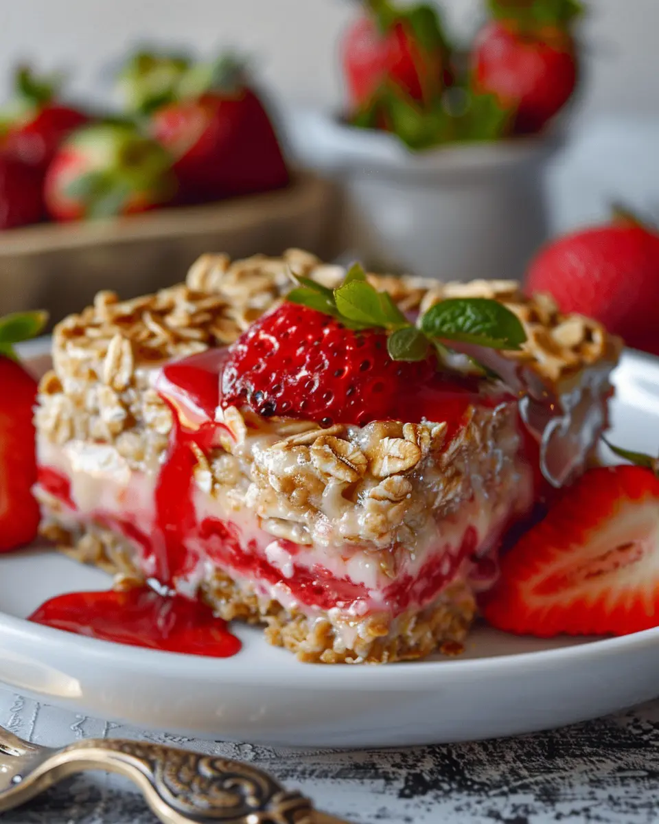 Strawberry Cheesecake Baked Oatmeal Recipe: A Delicious Morning Treat