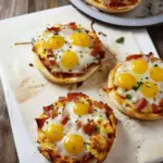 English Muffin Breakfast Pizzas