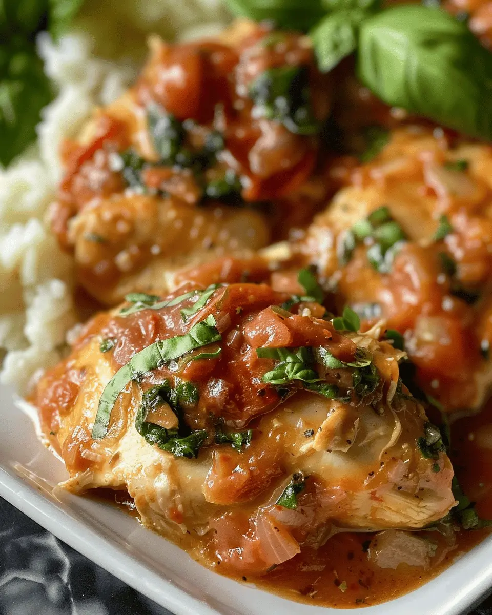 Crockpot Tomato Basil Chicken: Easy Comfort Food Delight