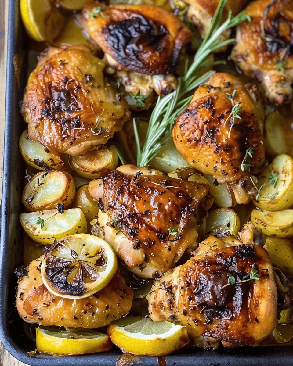 Greek Lemon Chicken With Potatoes: A Juicy Family Delight