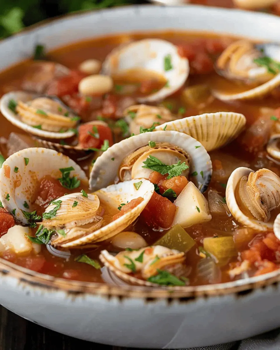Manhattan Clam Chowder: A Comforting Twist with Turkey Bacon