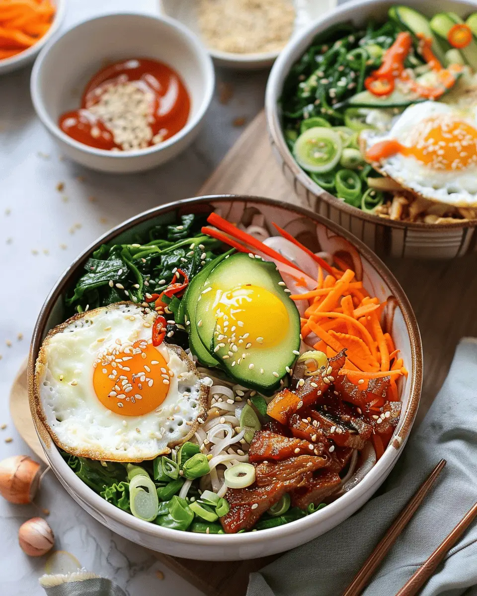 Korean Veggie Bibimbap Bowls: Easy, Flavor-Packed Plant Power